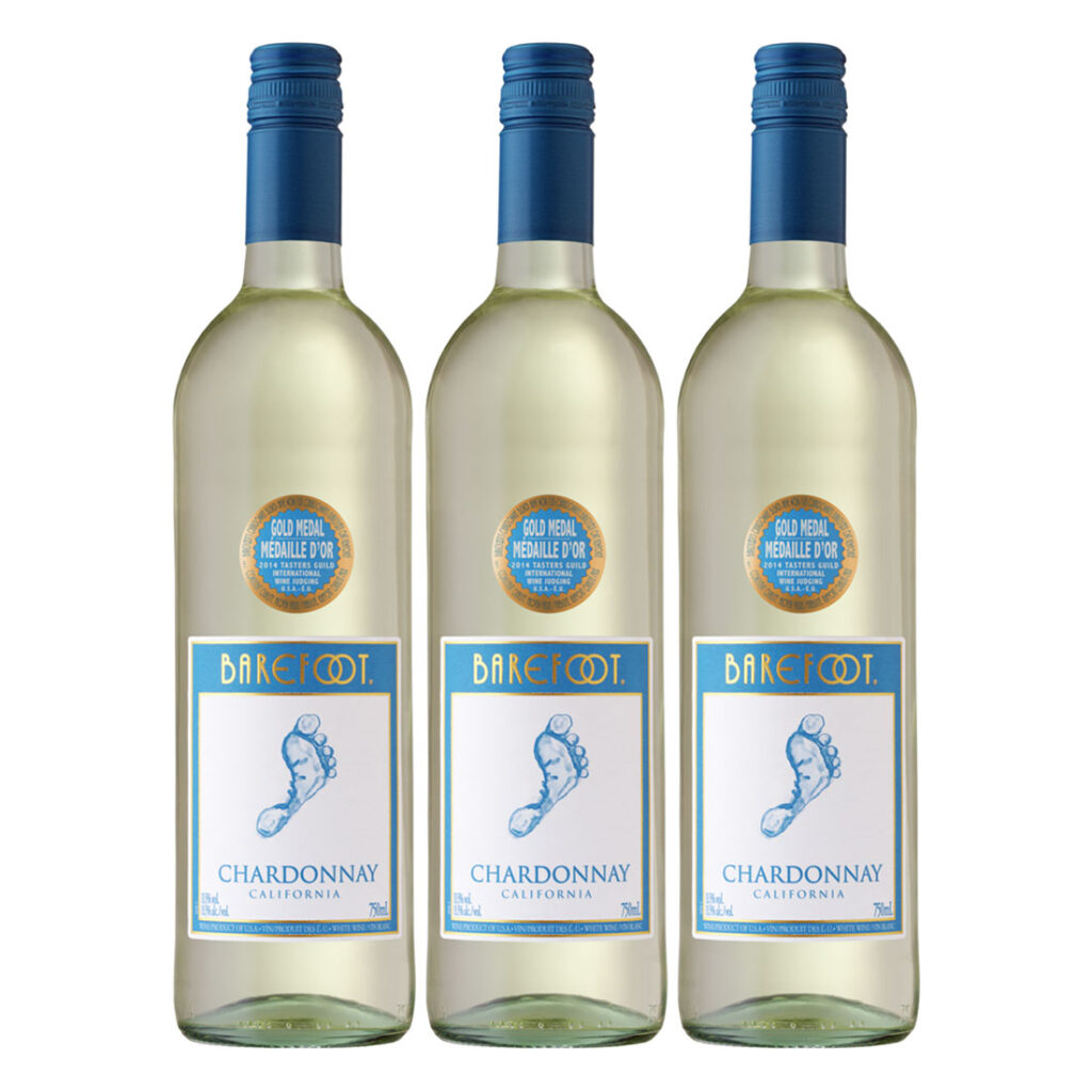 [Bundle of 3] Barefoot Chardonnay Liquor Boutique